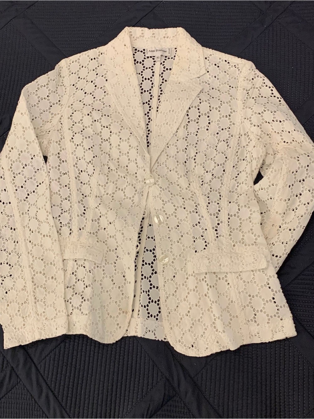 Anne Fontaine Off White Blazer